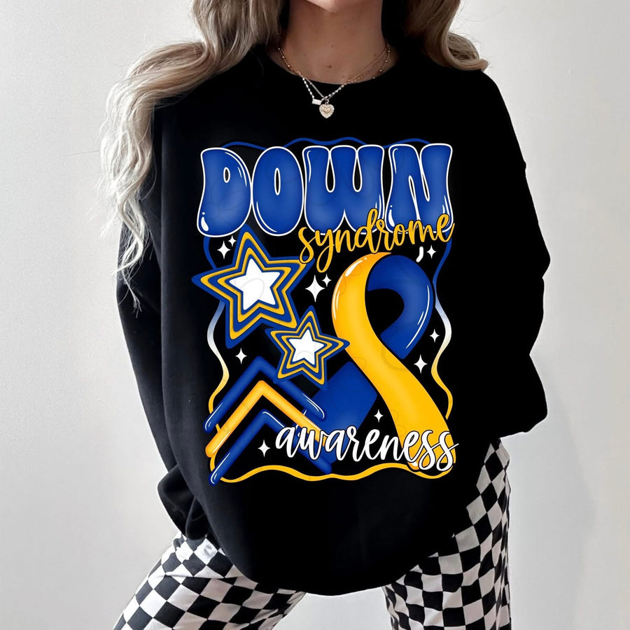 Down Syndrome Awareness Graphic Tee – Support & Advocacy Shirt – Unisex DTF Print – Kids & Adult Sizes - Pretty Petty Co