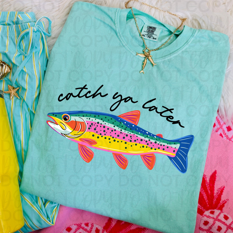 Catch You Later Graphic Tee – Comfort Colors Funny Sarcastic Shirt, Retro Casual Everyday T-Shirt - Pretty Petty Co