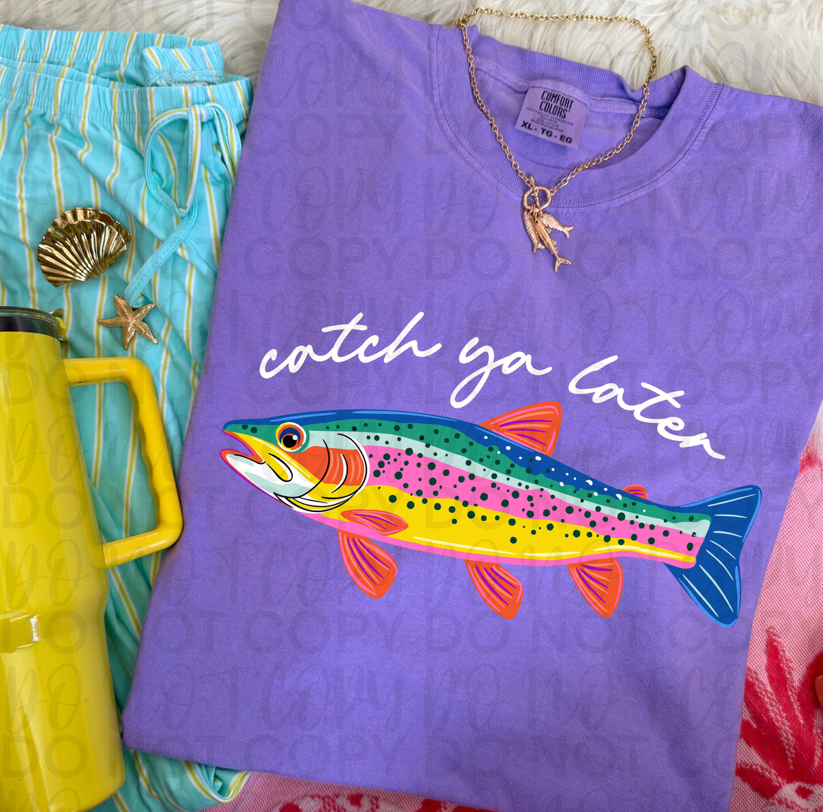Catch You Later Graphic Tee – Comfort Colors Funny Sarcastic Shirt, Retro Casual Everyday T-Shirt - Pretty Petty Co
