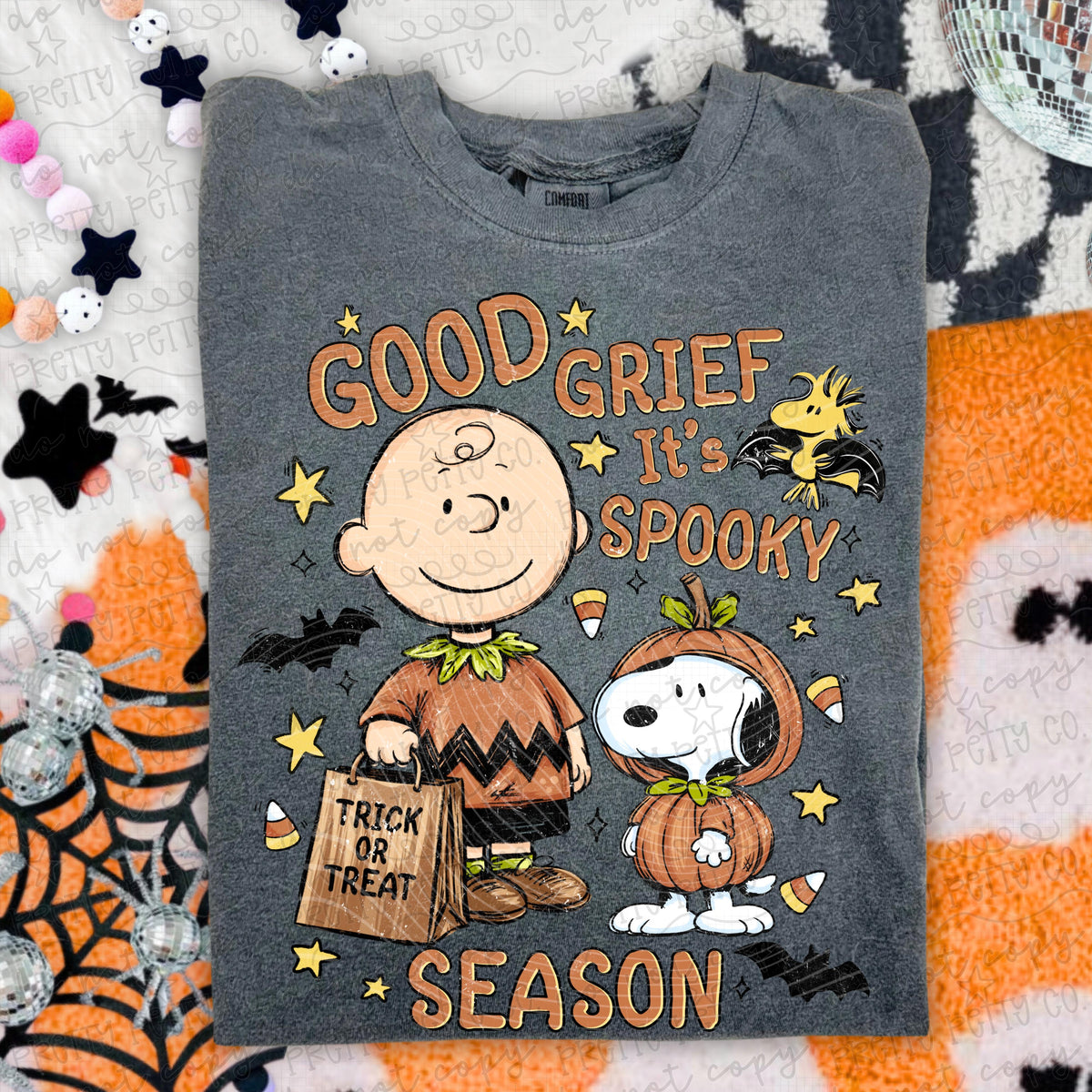 Good Grief It’s Spooky Season Halloween Graphic Tee