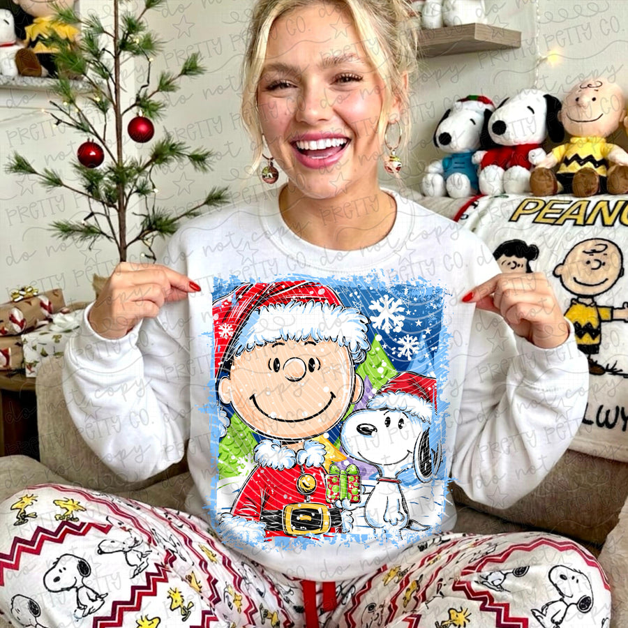 Vintage Christmas Cartoon Shirt | Retro Holiday Friends Sweatshirt | Nostalgic Christmas Graphic Tee | Classic Holiday Crewneck | Cozy Christmas Apparel