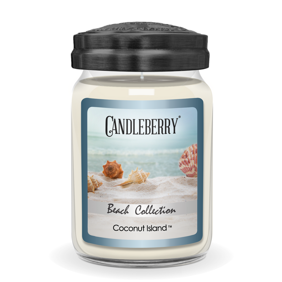 Beach Collection - Coconut Island™, Large Jar Candle (Collective) - Pretty Petty Co
