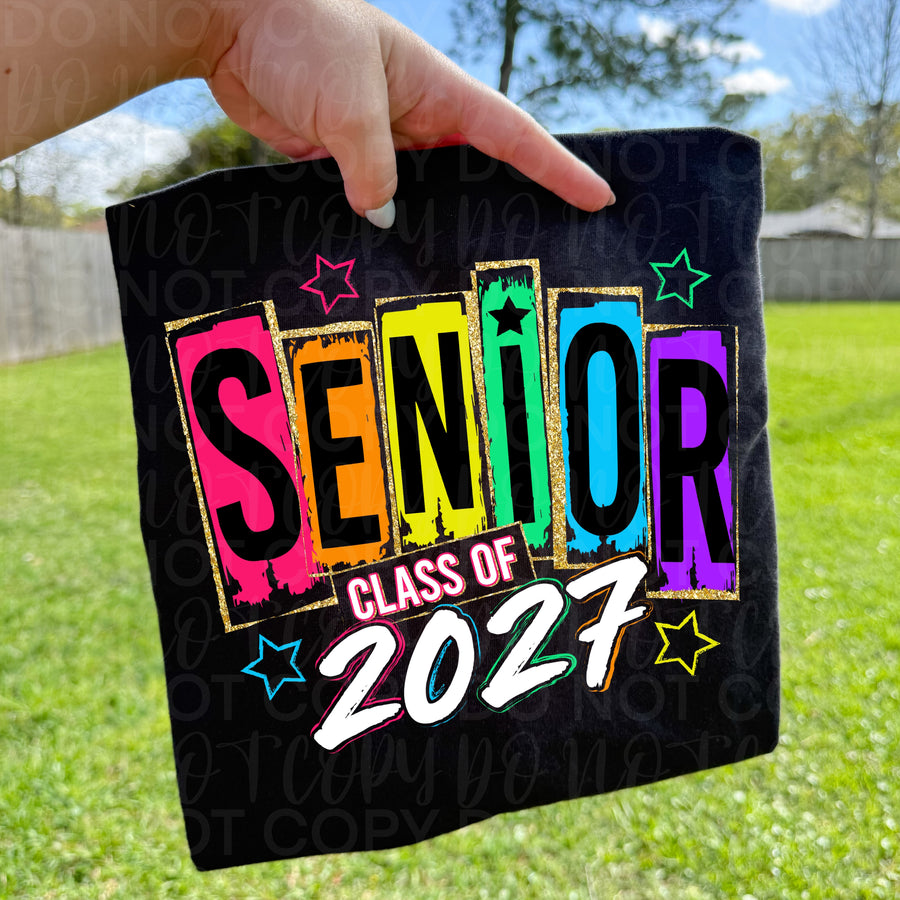 Senior 2027 Shirt | Class of 2027 Senior Graphic Tee ⭐