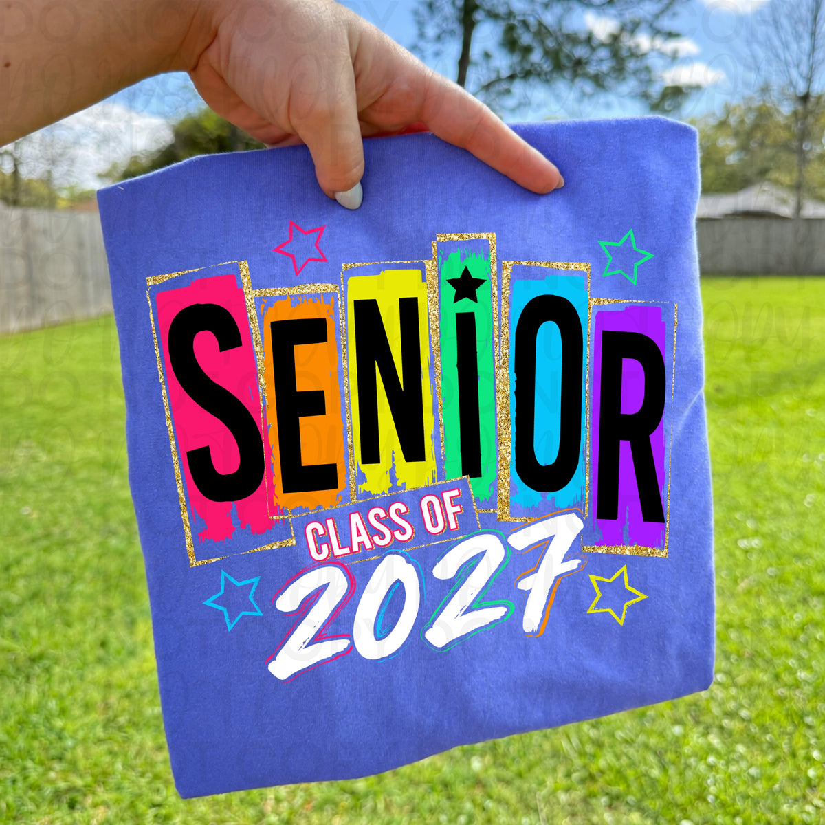 Senior 2027 Shirt | Class of 2027 Senior Graphic Tee ⭐