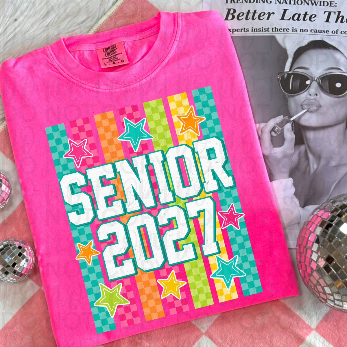 Senior 2027 Shirt | Class of 2027 Senior Graphic Tee ⭐