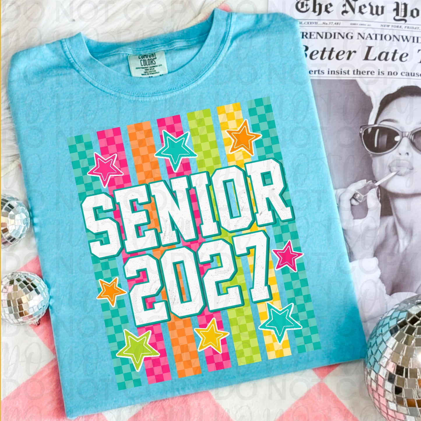 Senior 2027 Shirt | Class of 2027 Senior Graphic Tee ⭐