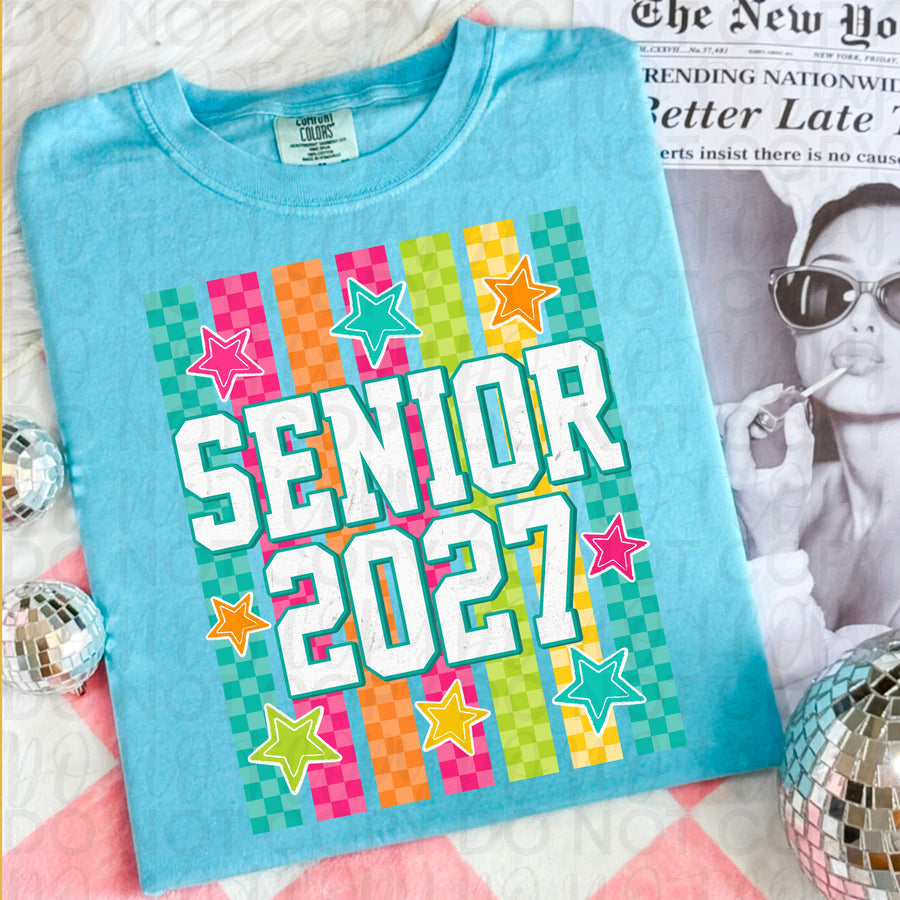 Senior 2027 Shirt | Class of 2027 Senior Graphic Tee ⭐