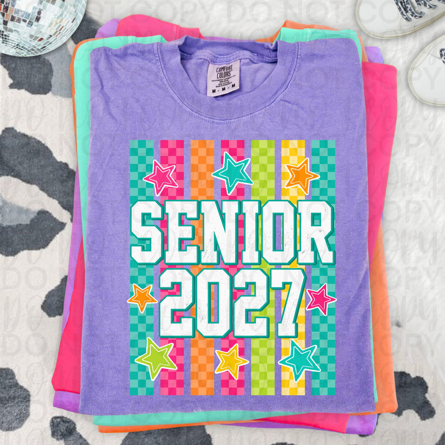 Senior 2027 Shirt | Class of 2027 Senior Graphic Tee ⭐