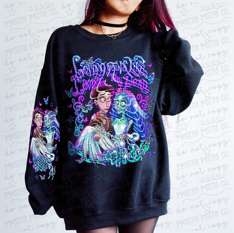 Ghostly Bride Spooky Graphic Tee | Dark Whimsy Gothic Shirt | Creepy Cute Horror Apparel - Pretty Petty Co