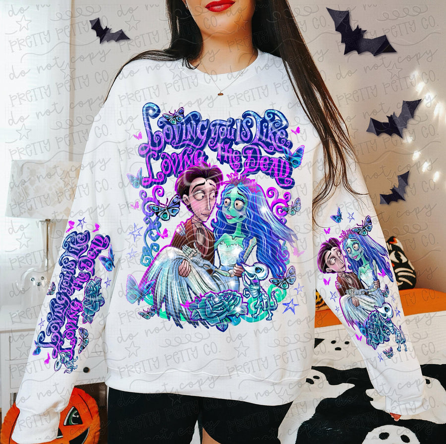 Ghostly Bride Spooky Graphic Tee | Dark Whimsy Gothic Shirt | Creepy Cute Horror Apparel - Pretty Petty Co