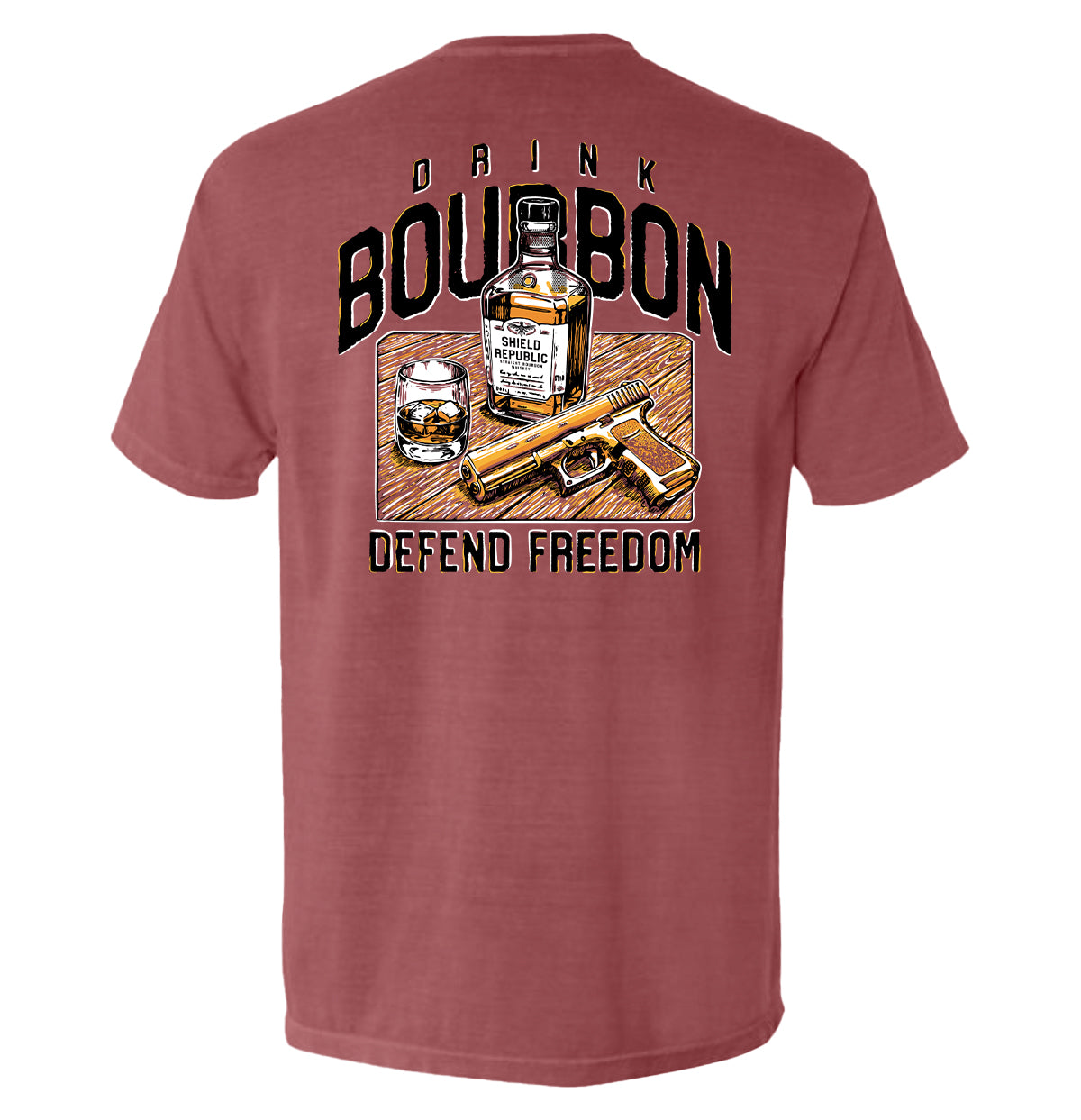 Drink Bourbon Defend Freedom - Pretty Petty Co