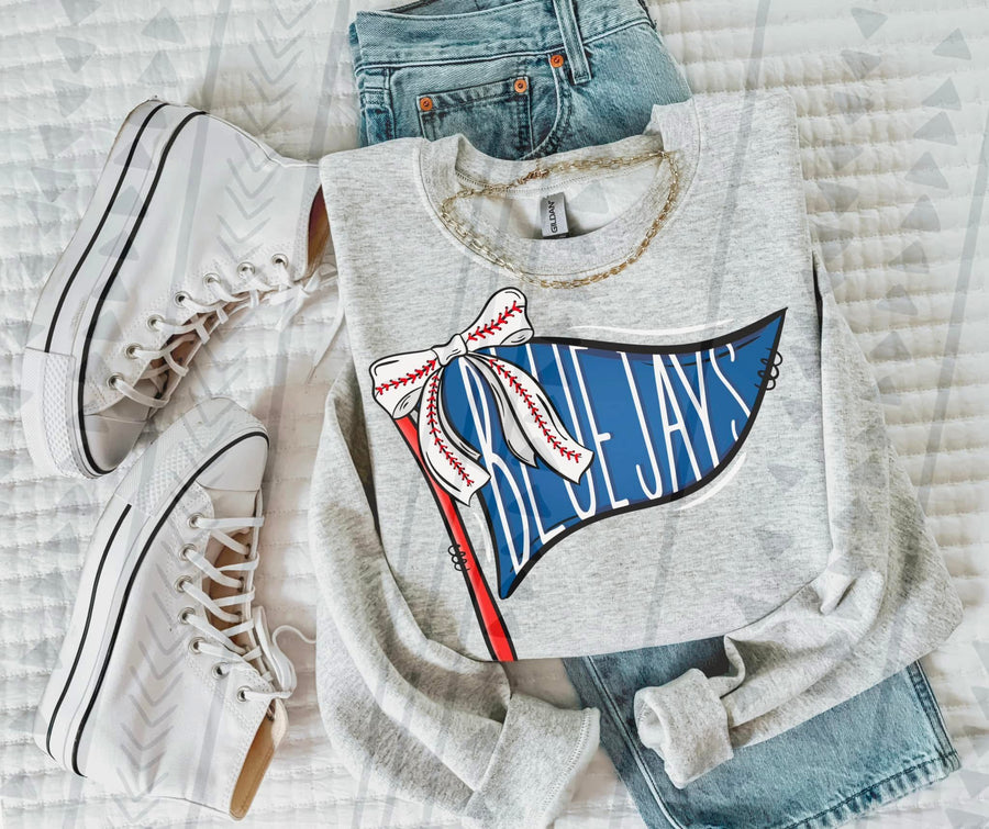 Baseball Team Pennant Flag Graphic Tee | Retro Game Day Shirt | Ballpark Aesthetic - Pretty Petty Co