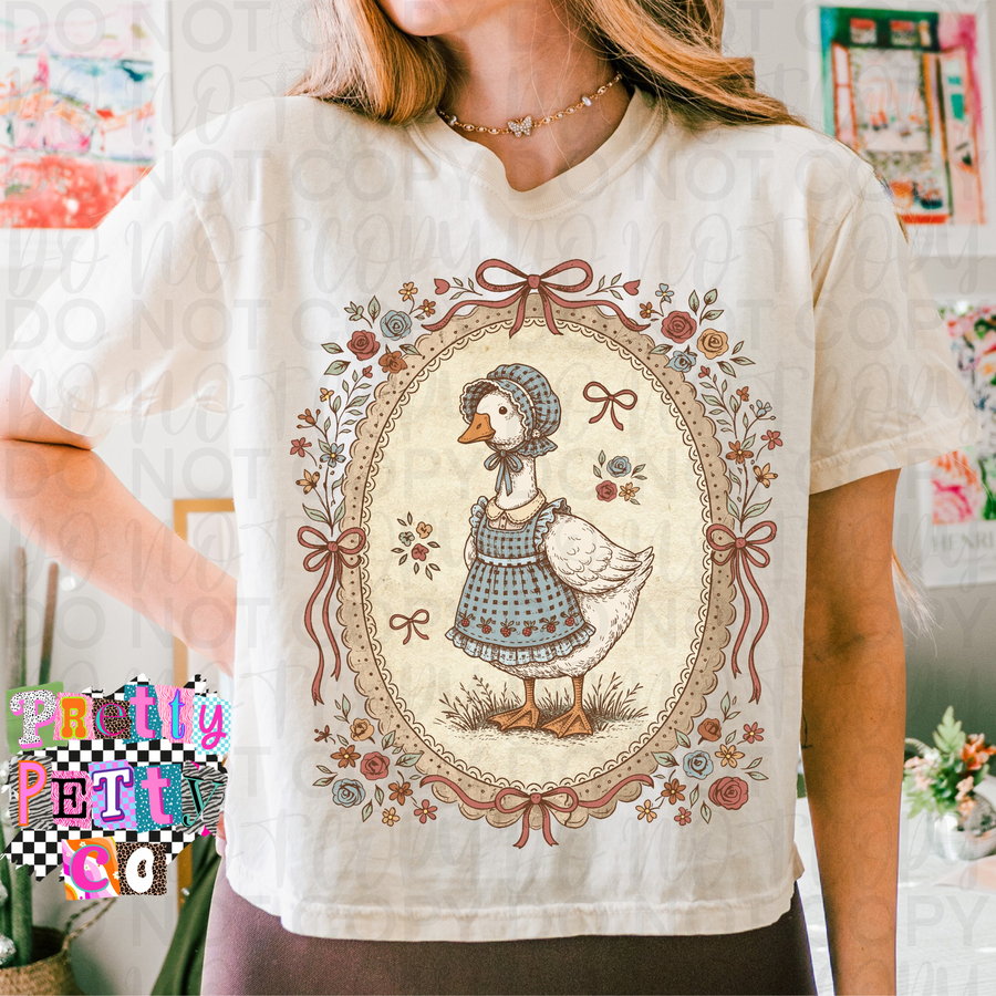 Granny Core Goose Shirt | Retro Farmhouse Graphic Tee | Adult & Youth - Pretty Petty Co