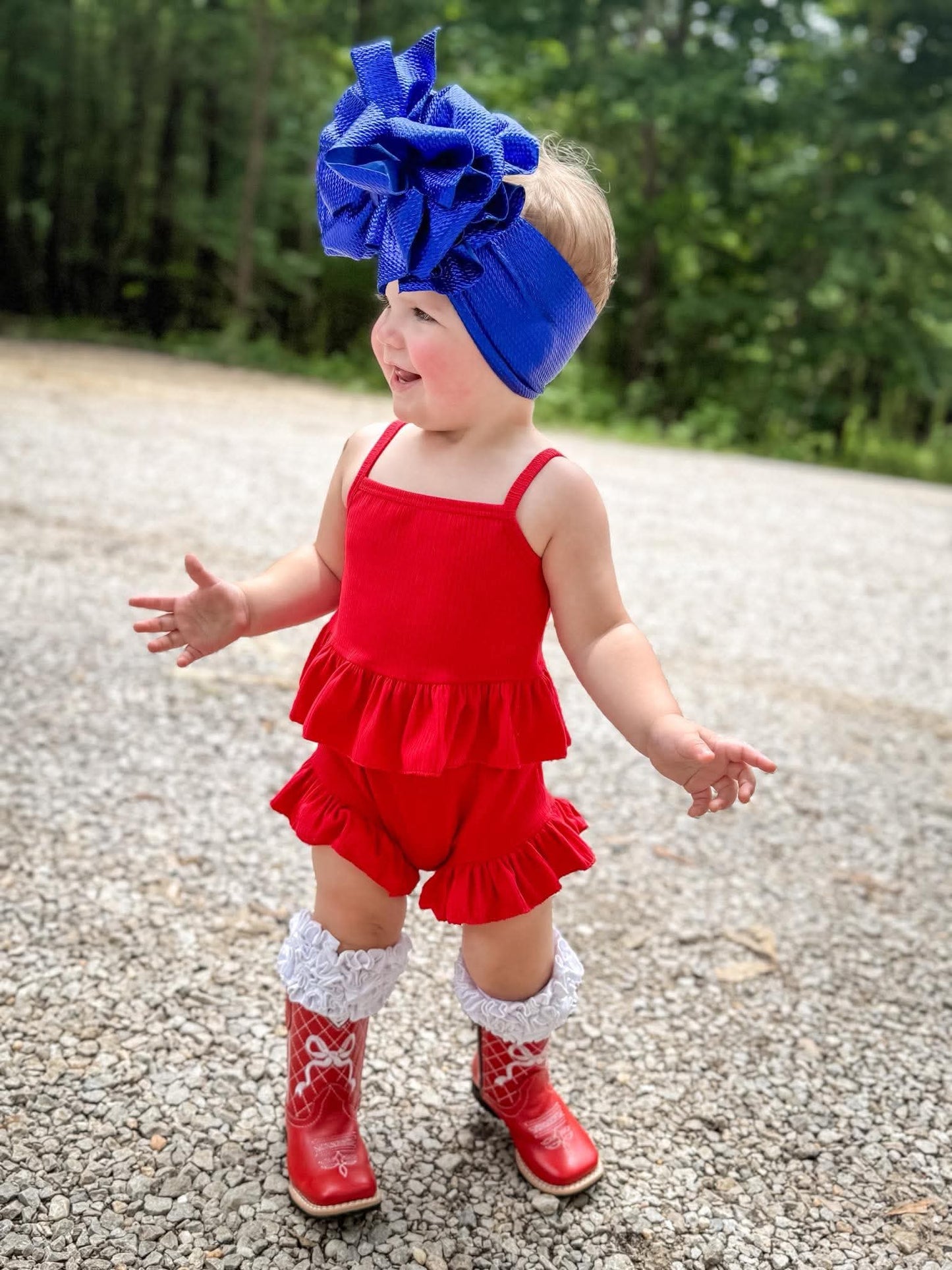 Red Ruffle Set