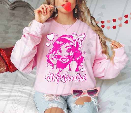 Princesses Say Self Love Club Gildan Graphic Tee – Empowerment & Positive Vibes