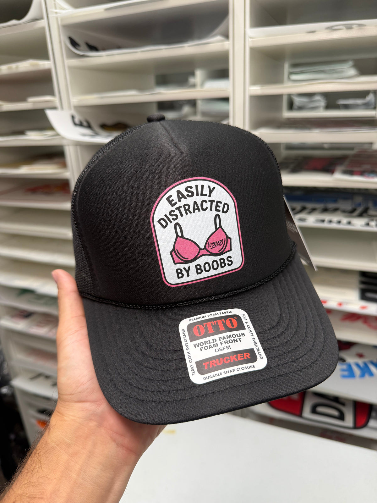 Easily Distracted Trucker Hat - Pretty Petty Co