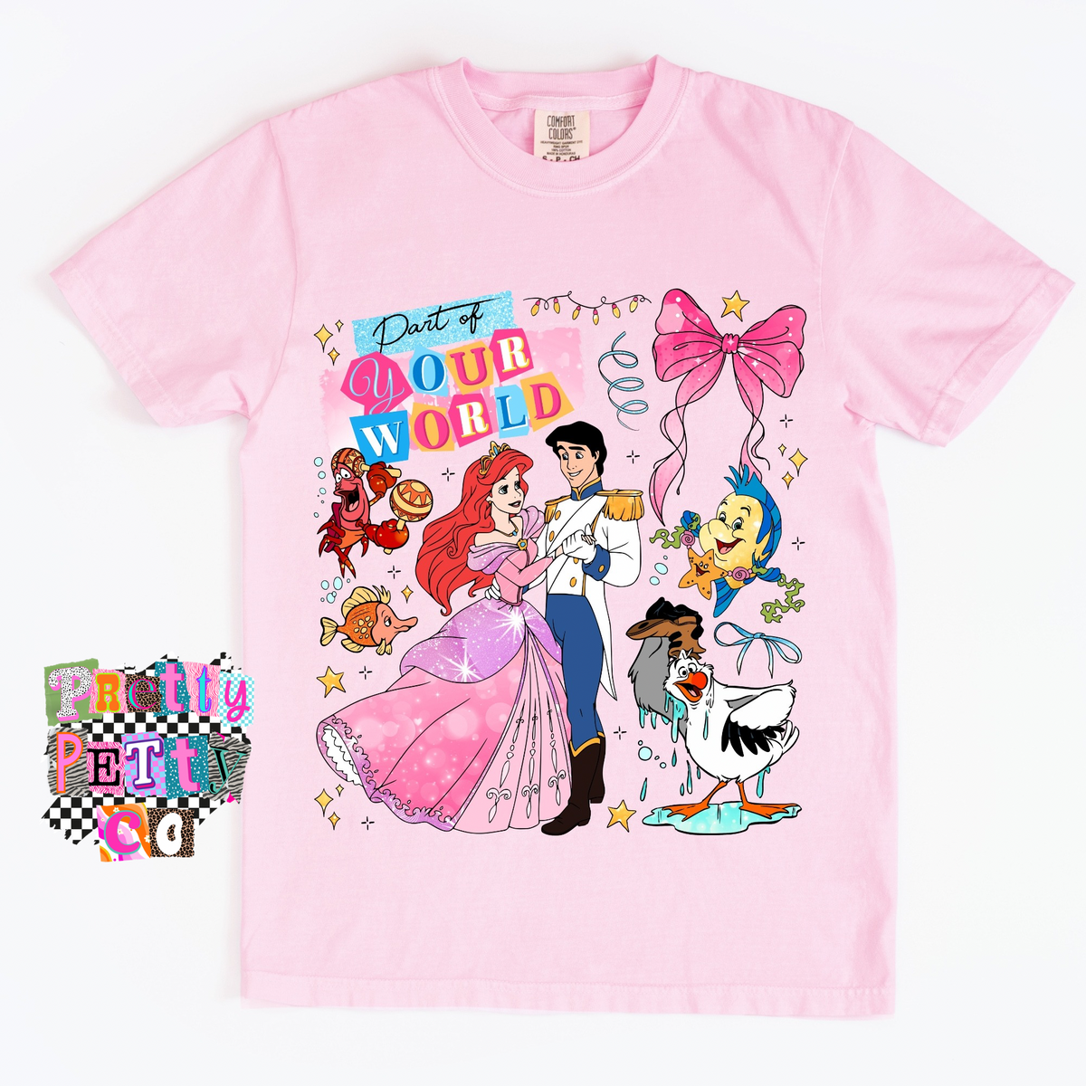 Mermaid Lover Graphic Tee – Princess Inspired Shirt - Pretty Petty Co