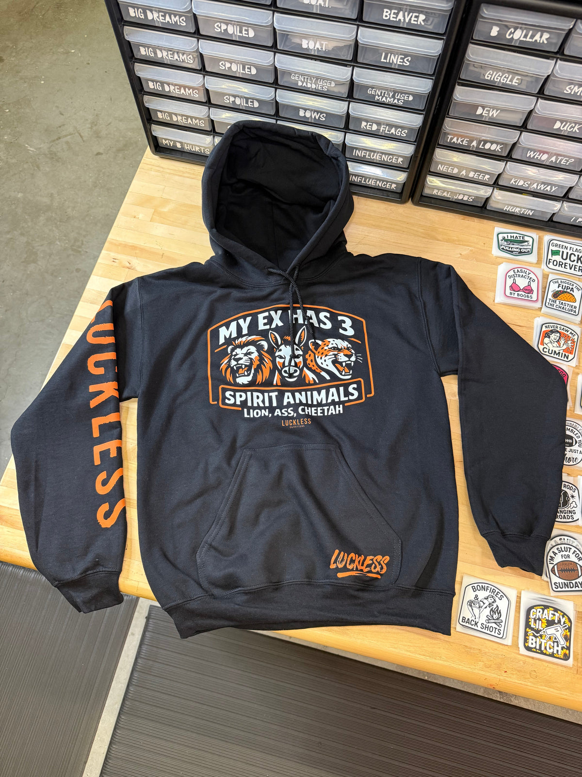 My Ex Has 3 Spirit Animals Hoodie - Pretty Petty Co
