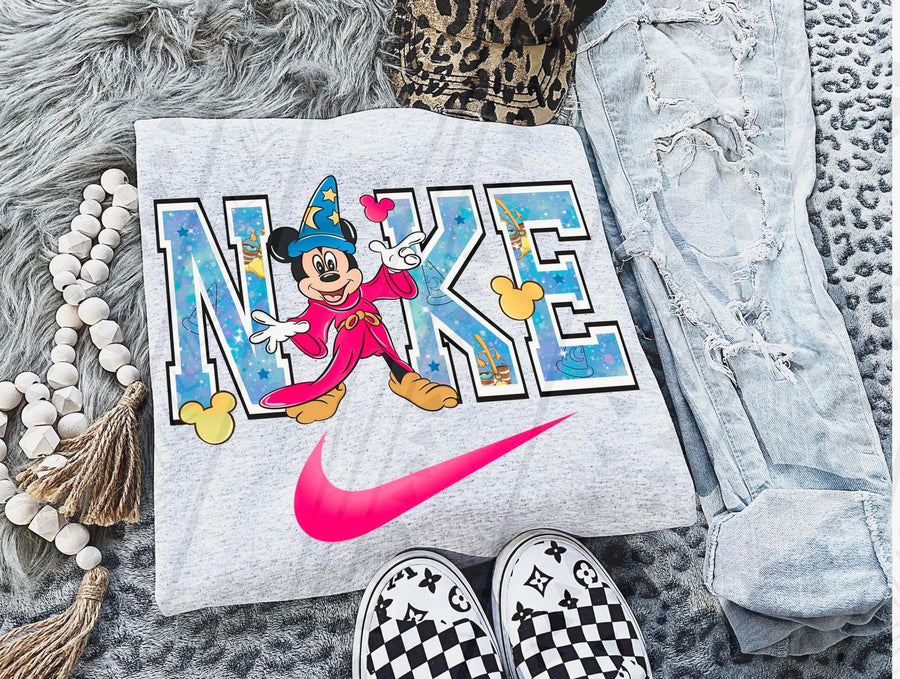 Magical Mouse Graphic Tee, Vintage Fantasy Cartoon Shirt, Theme Park Inspired Tee, Comfort Colors Disney Inspired Graphic Tee - Pretty Petty Co
