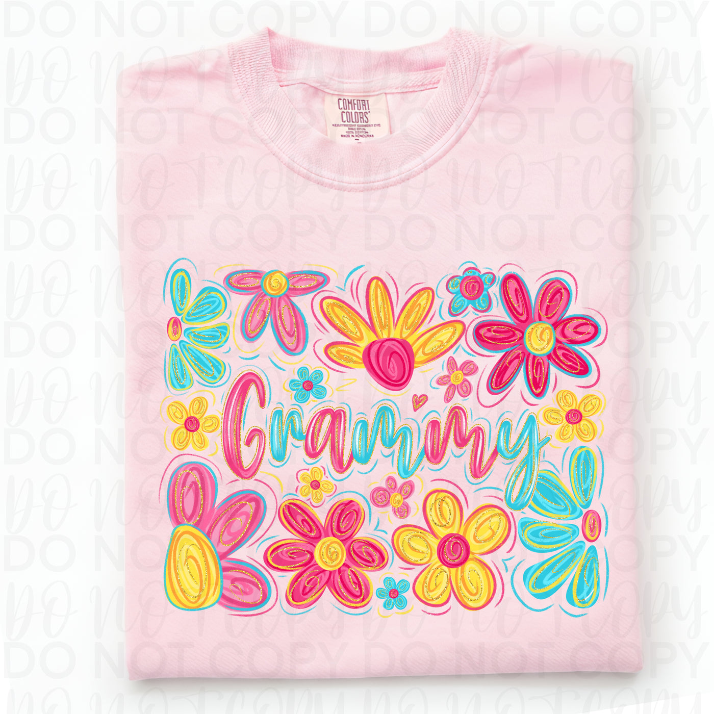 Grammy Graphic Tee | Cute Grandma Shirt | Floral Coquette Grandmother T-Shirt | Gift for Grammy