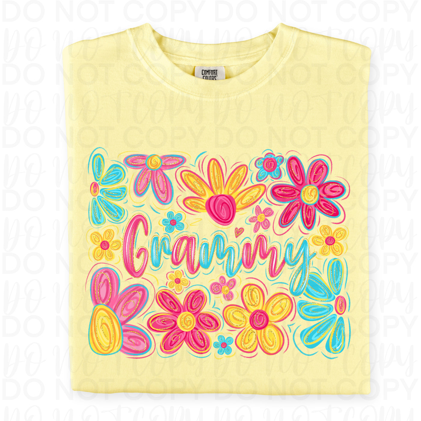 Grammy Graphic Tee | Cute Grandma Shirt | Floral Coquette Grandmother T-Shirt | Gift for Grammy