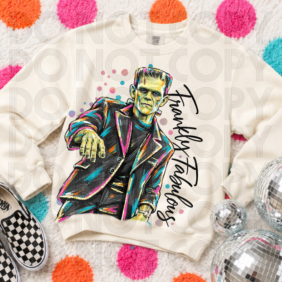 Frankly Fabulous Comfort Colors Halloween Graphic Tee | Frank Inspired Fall Shirt