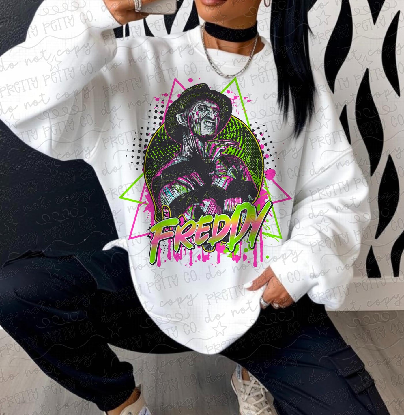 Freddy Horror Graphic Tee | Nightmare Slasher Halloween Shirt | Retro Spooky Season Tee