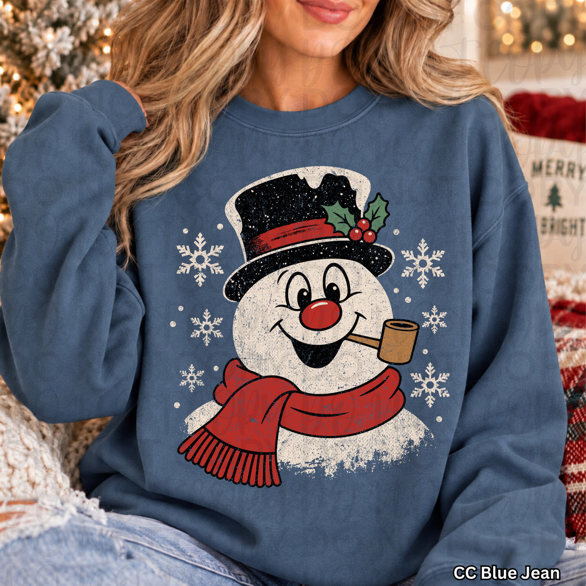 Vintage Snowman Christmas Graphic Tee – Retro Snowman Holiday T-Shirt ⛄🎄