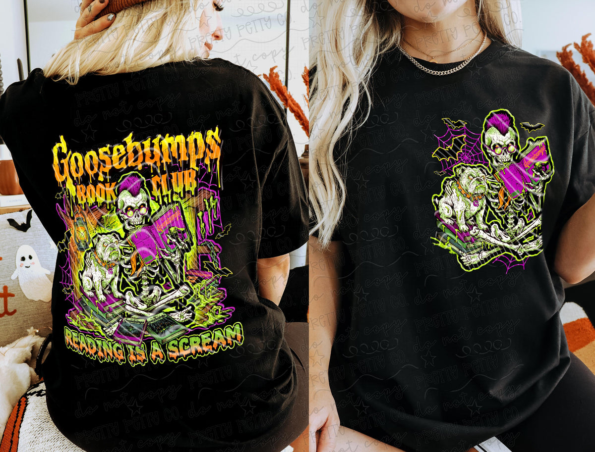 Goosebumps Shirt | Retro 90s Horror Book Tee | Nostalgic Halloween Graphic Tee | Spooky Season Shirt | Horror Fan Apparel
