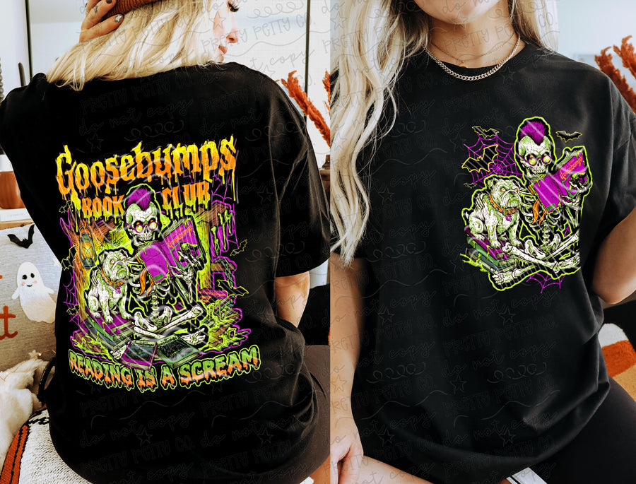 Goosebumps Shirt | Retro 90s Horror Book Tee | Nostalgic Halloween Graphic Tee | Spooky Season Shirt | Horror Fan Apparel