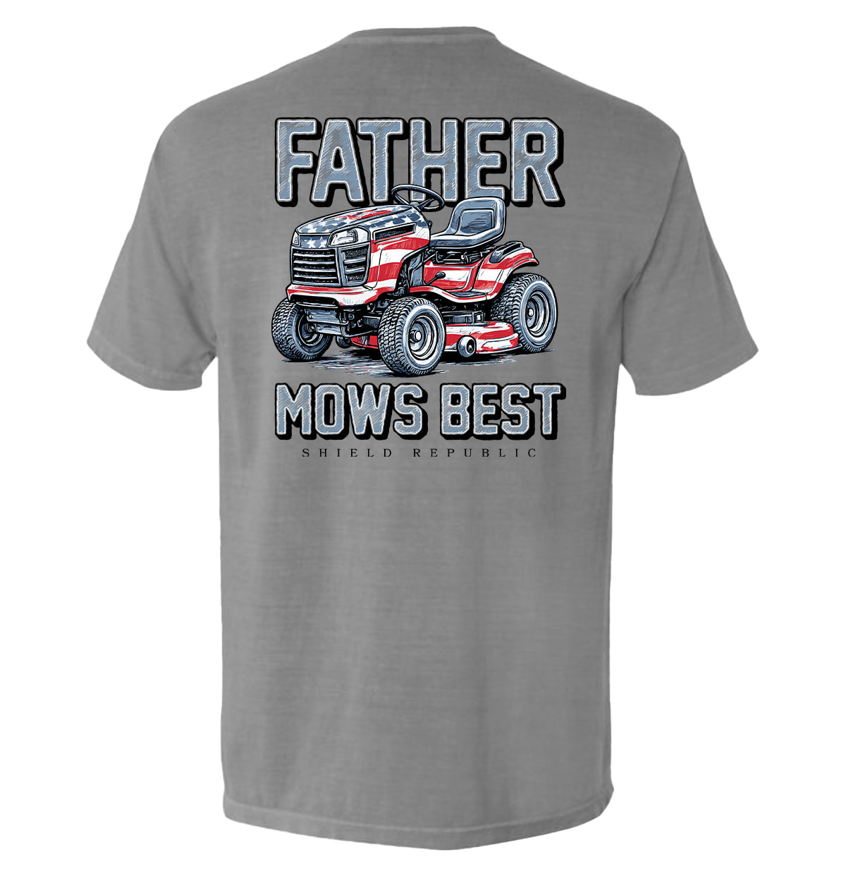 Father Mows Best Stars and Stripes - Pretty Petty Co
