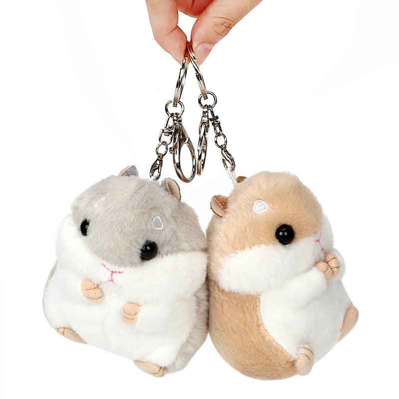 Fluffy Hamster Keychain Charm – Perfect for Bags & Gifts