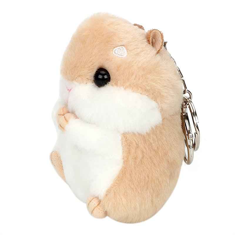 Fluffy Hamster Keychain Charm – Perfect for Bags & Gifts
