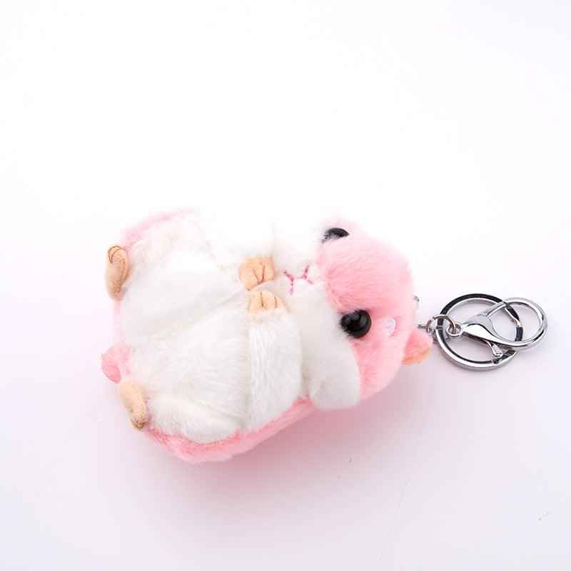 Fluffy Hamster Keychain Charm – Perfect for Bags & Gifts