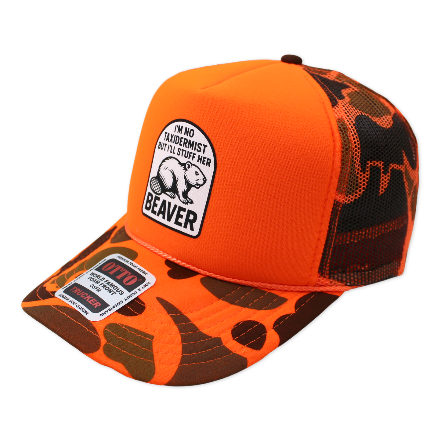 I'm No Taxidermist But I'll Stuff Her Beaver Trucker Hat