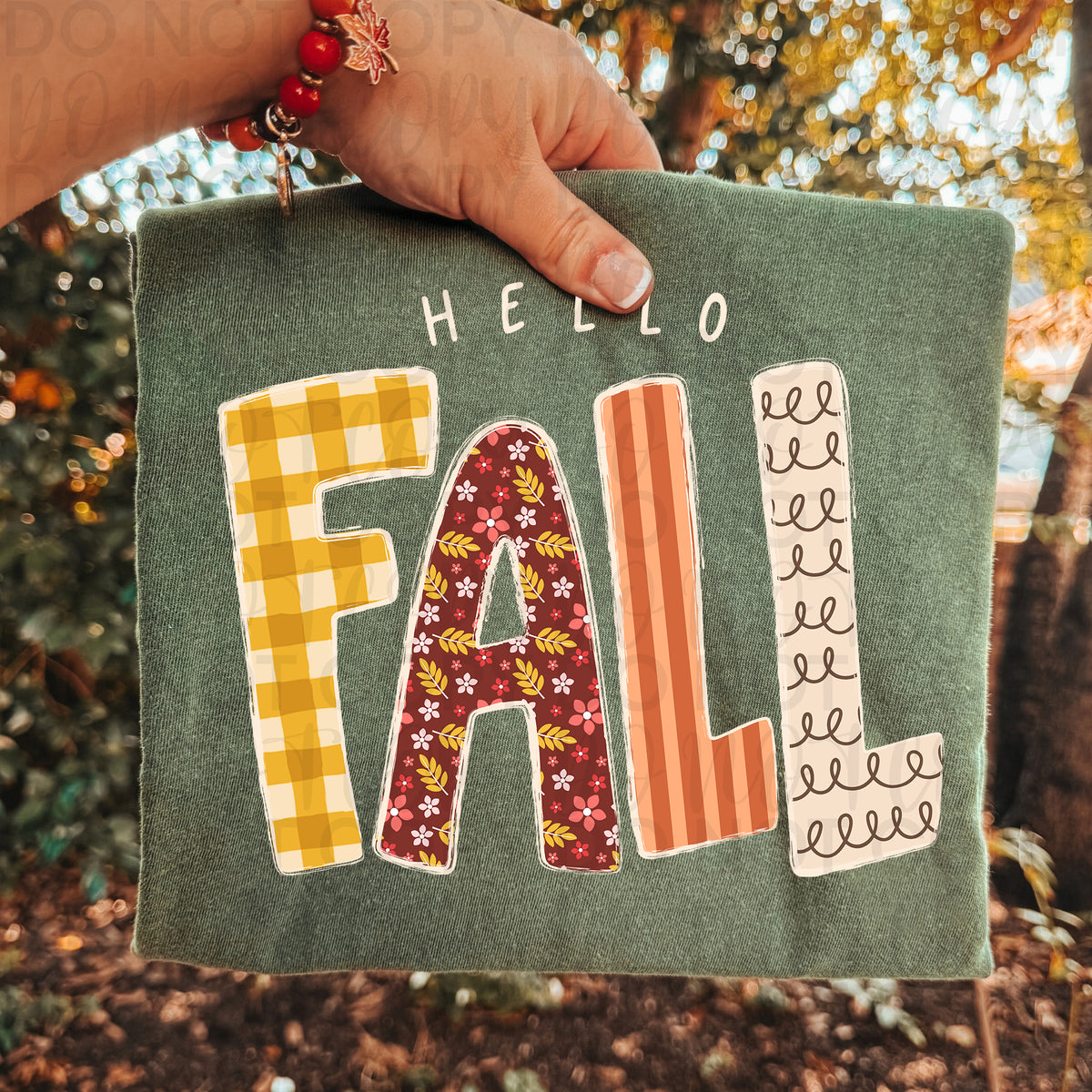 Hello Fall Graphic Tee | Cute Comfort Colors Autumn Shirt