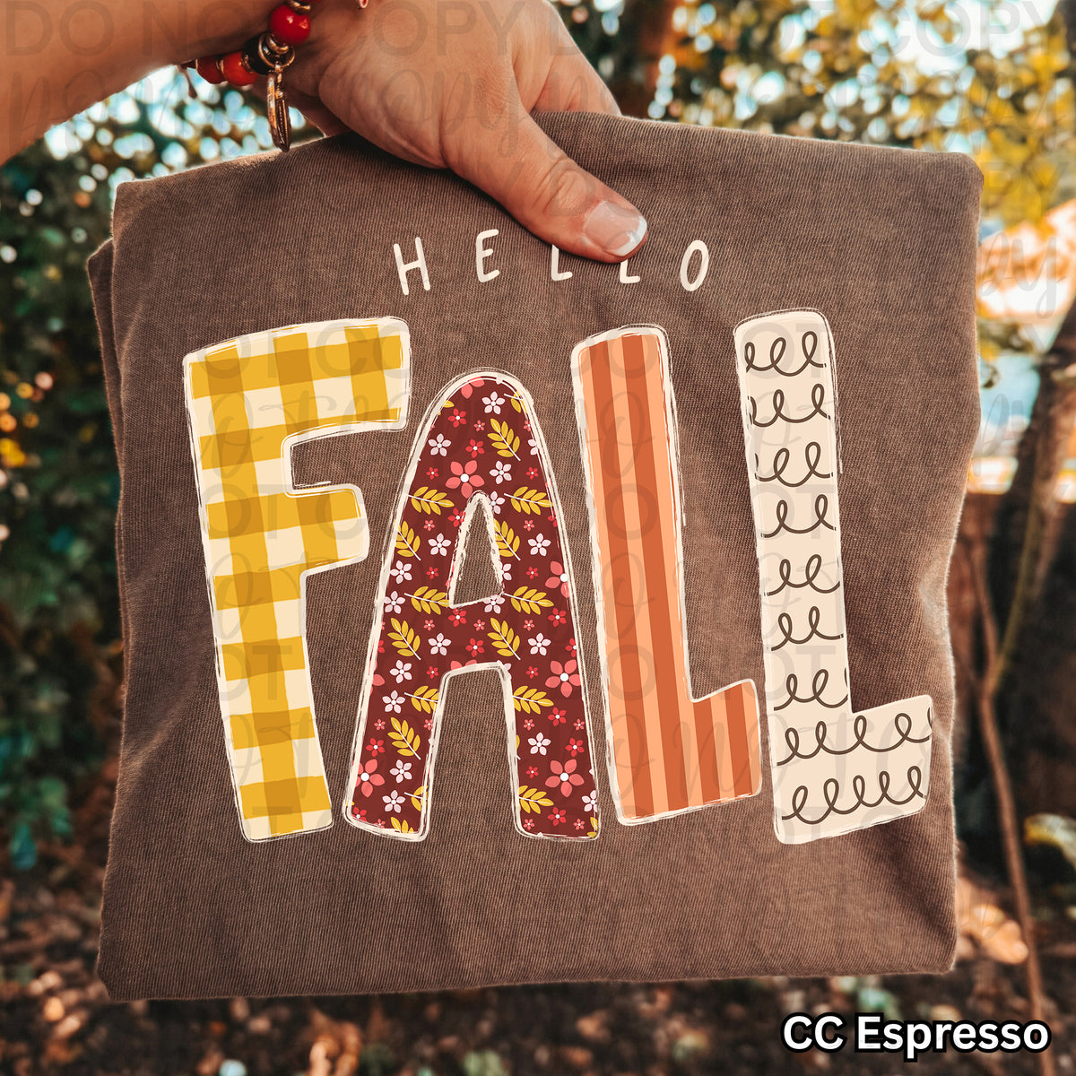 Hello Fall Graphic Tee | Cute Comfort Colors Autumn Shirt