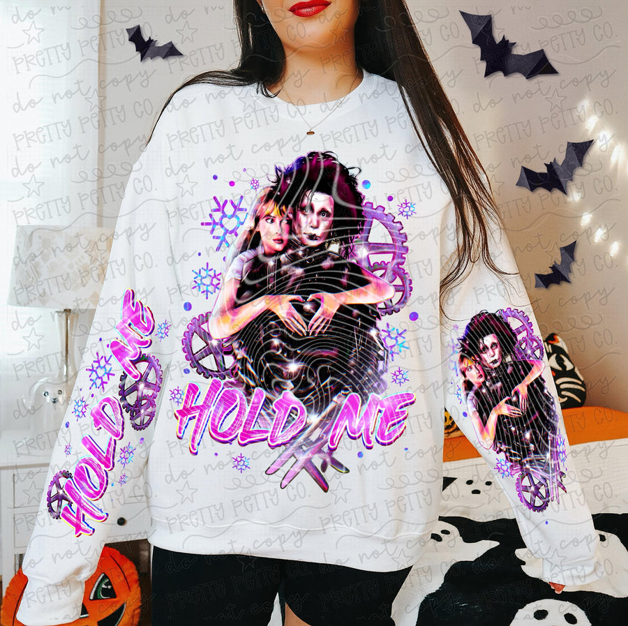 Hold Me Spooky Graphic Tee | Creepy Cute Gothic Shirt | Dark Whimsy Horror Apparel - Pretty Petty Co