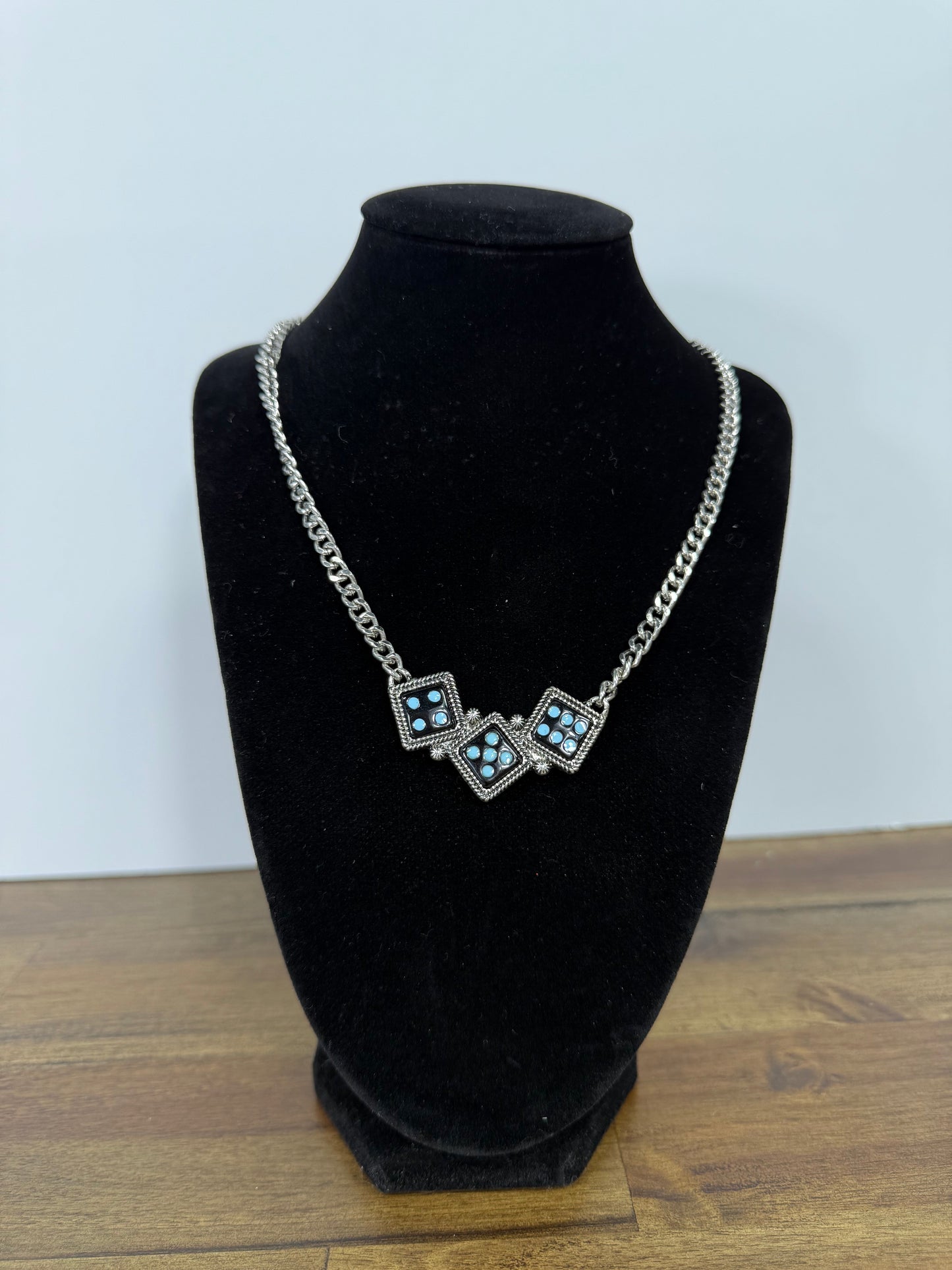 Triple Dice Necklace (FINAL SALE)
