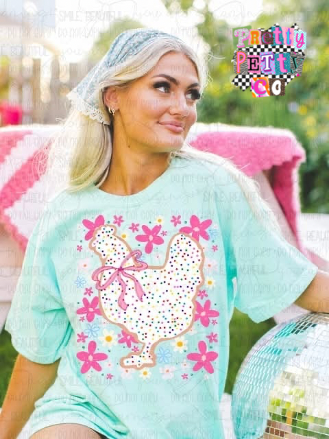 Cute Chicken Shirt for Women – Backyard Chicken Mom Graphic Tee - Pretty Petty Co
