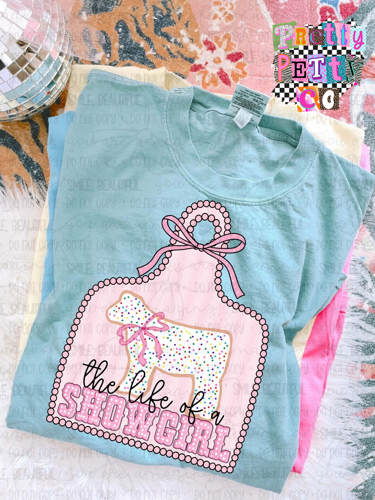Cow Showgirl Shirt – The Life of a Showgirl Cow Graphic Tee - Pretty Petty Co