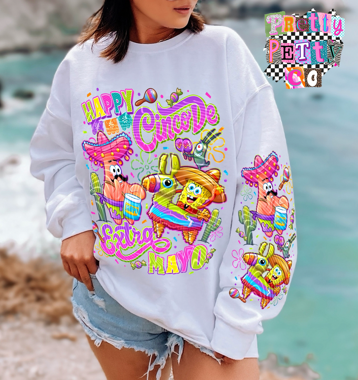 SpongeBob Fiesta Shirt – Cinco de Mayo Graphic Tee - Pretty Petty Co