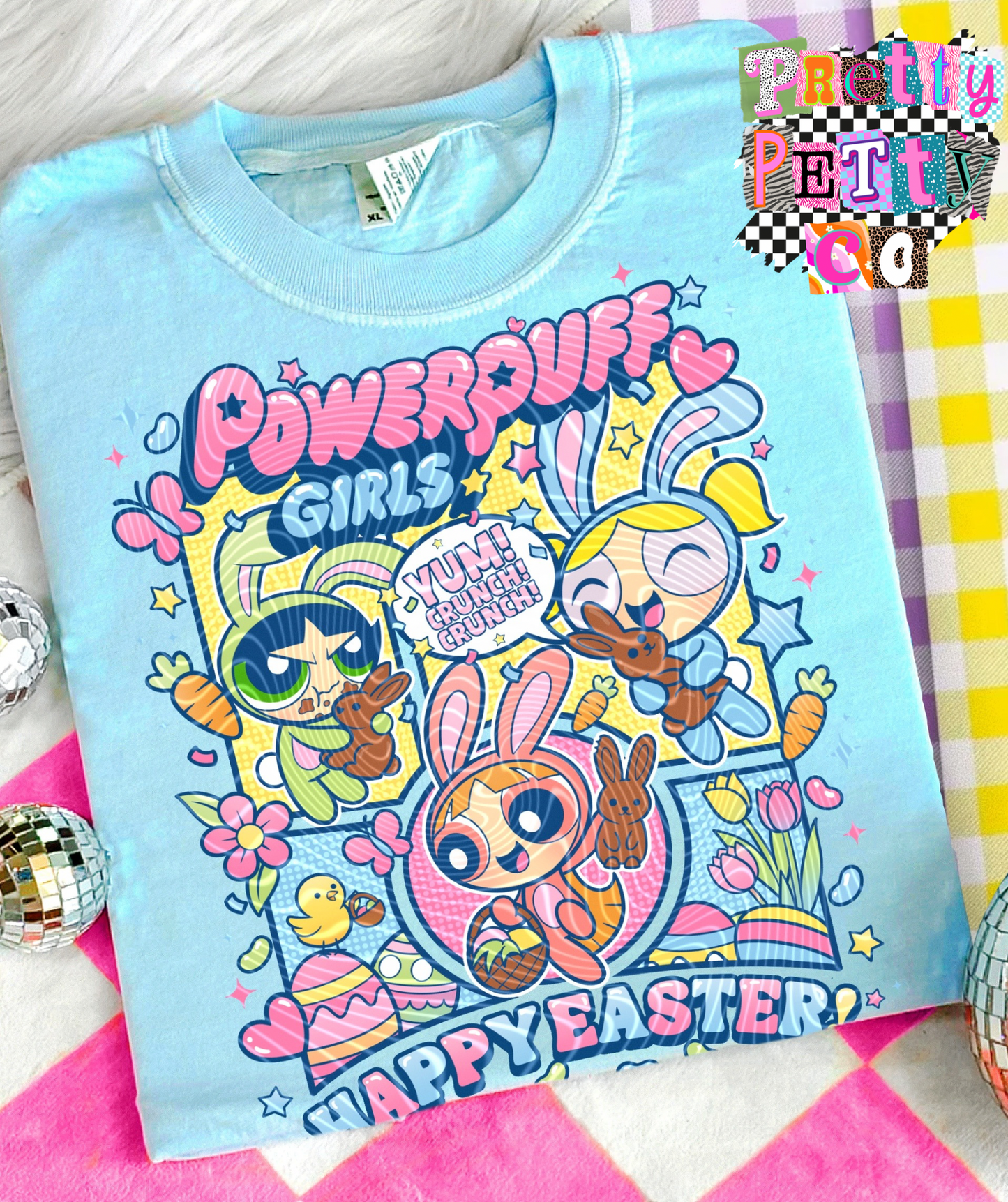 PPG Happy Easter T-Shirt – Cute Easter Graphic Tee
