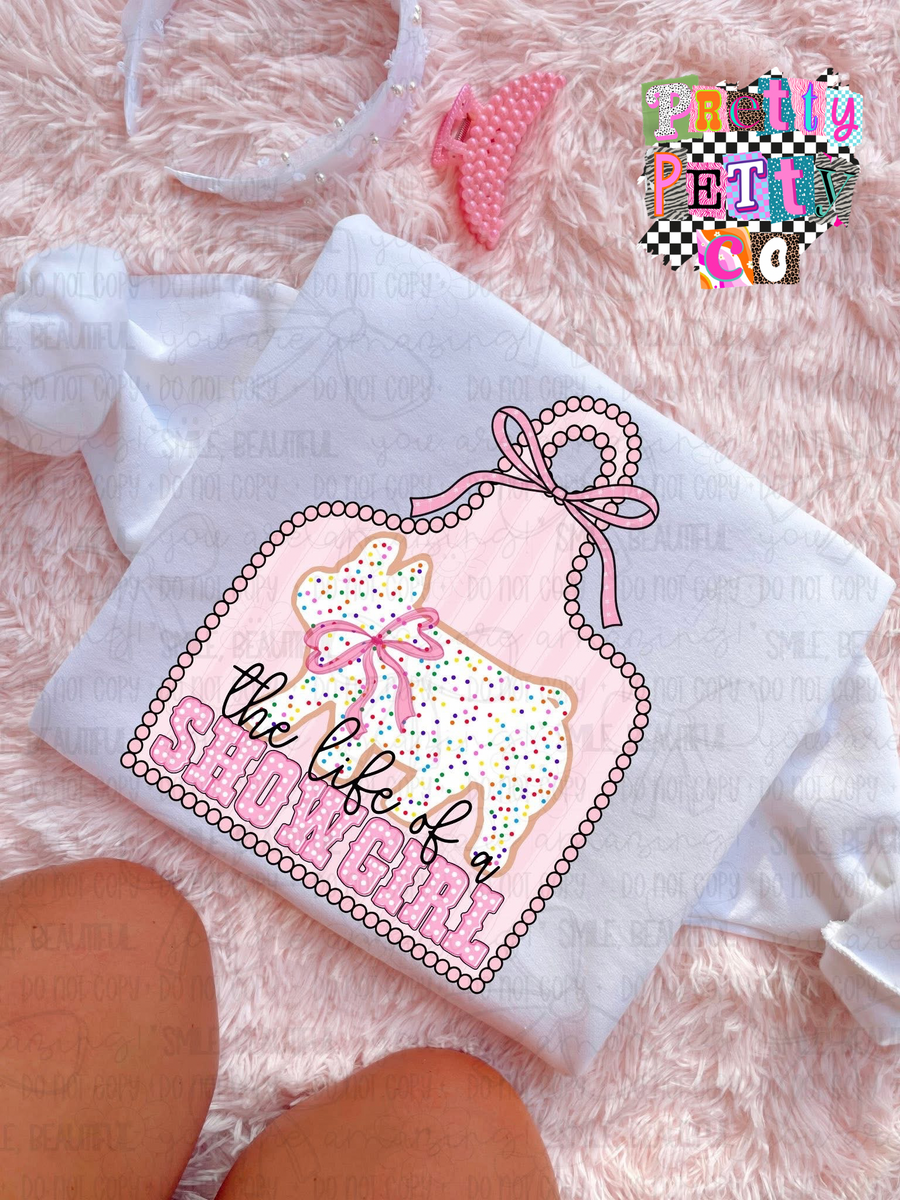 Pig Showgirl Shirt – The Life of a Showgirl Pig Graphic Tee - Pretty Petty Co