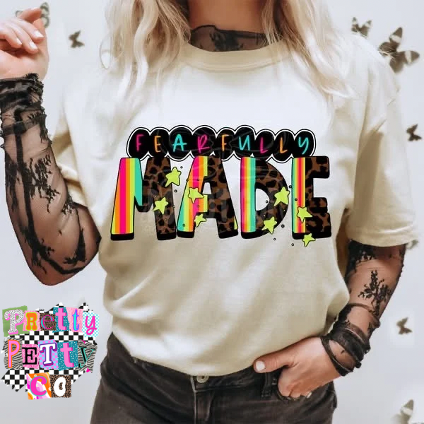 Fearfully Made Christian Shirt | Faith Based Bible Verse Tee | Inspirational Christian Apparel | Psalm 139:14 Shirt - Pretty Petty Co