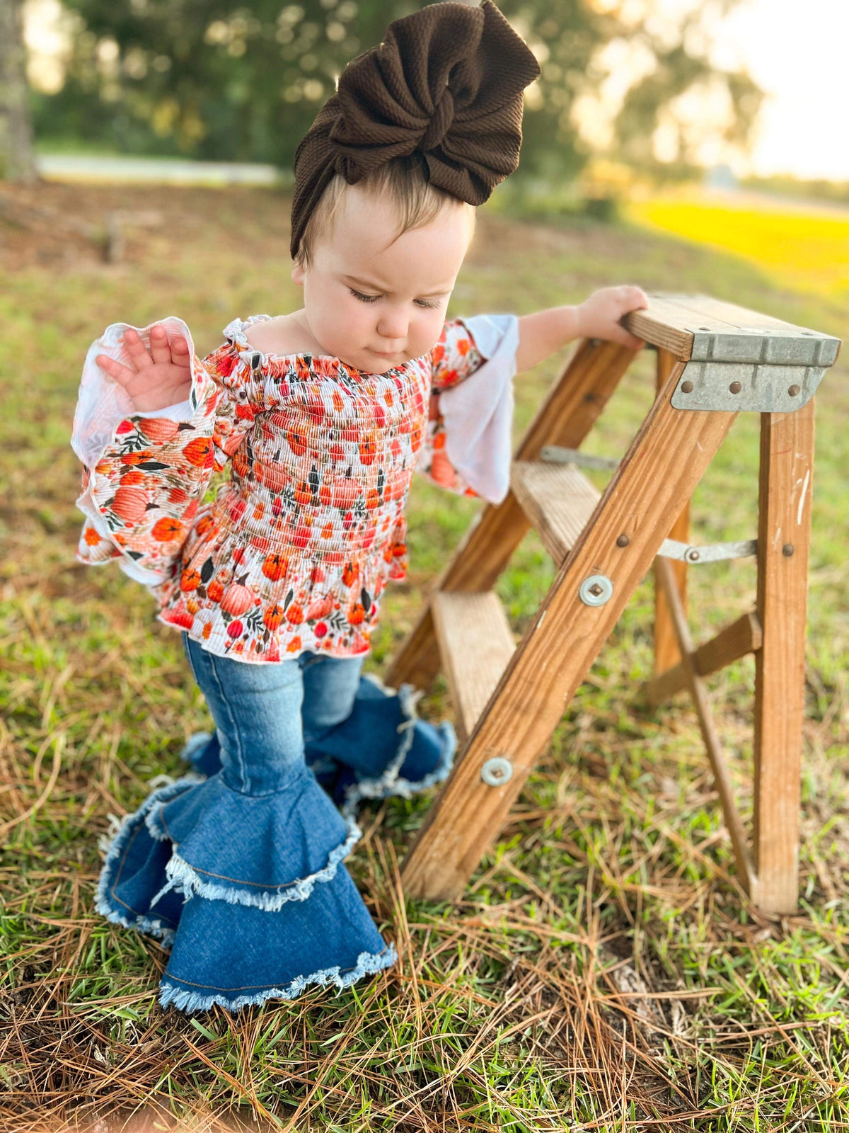 Rodeo Queen denim bells (5 options) - Pretty Petty Co