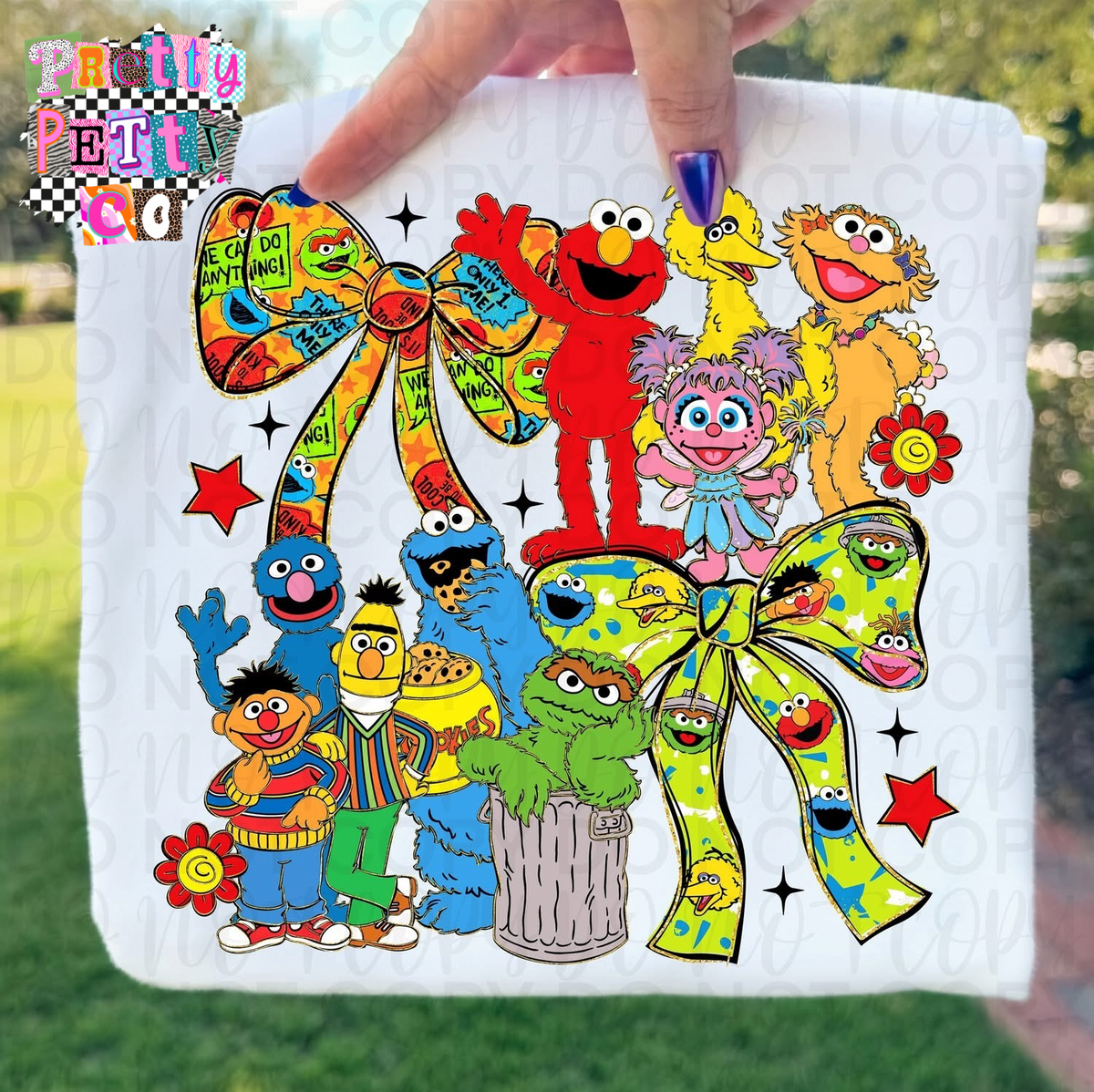 Sesame Street Elmo Graphic T-Shirt – Nostalgic Kids TV Show Tee - Pretty Petty Co