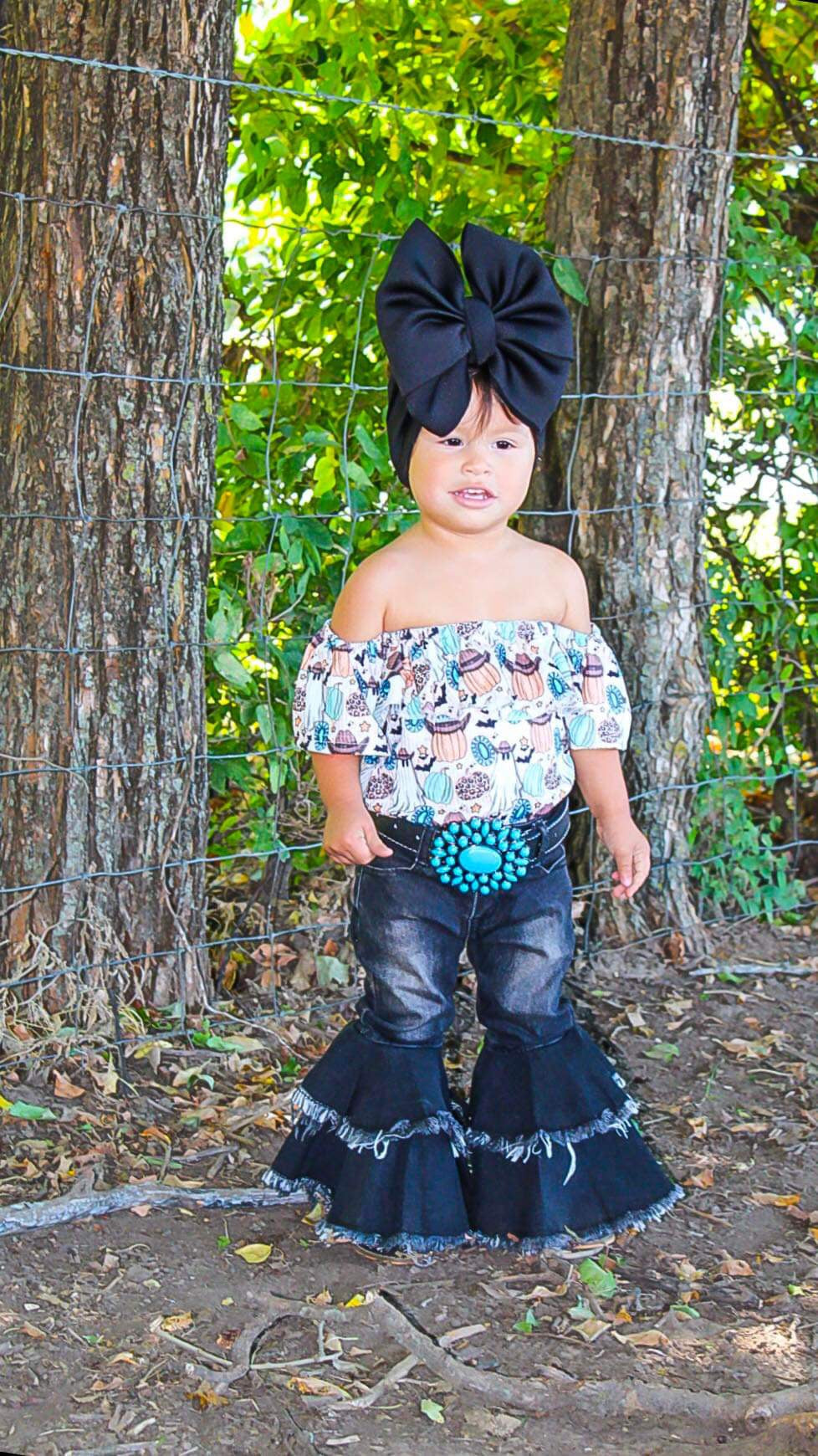 Rodeo Queen denim bells (5 options) - Pretty Petty Co
