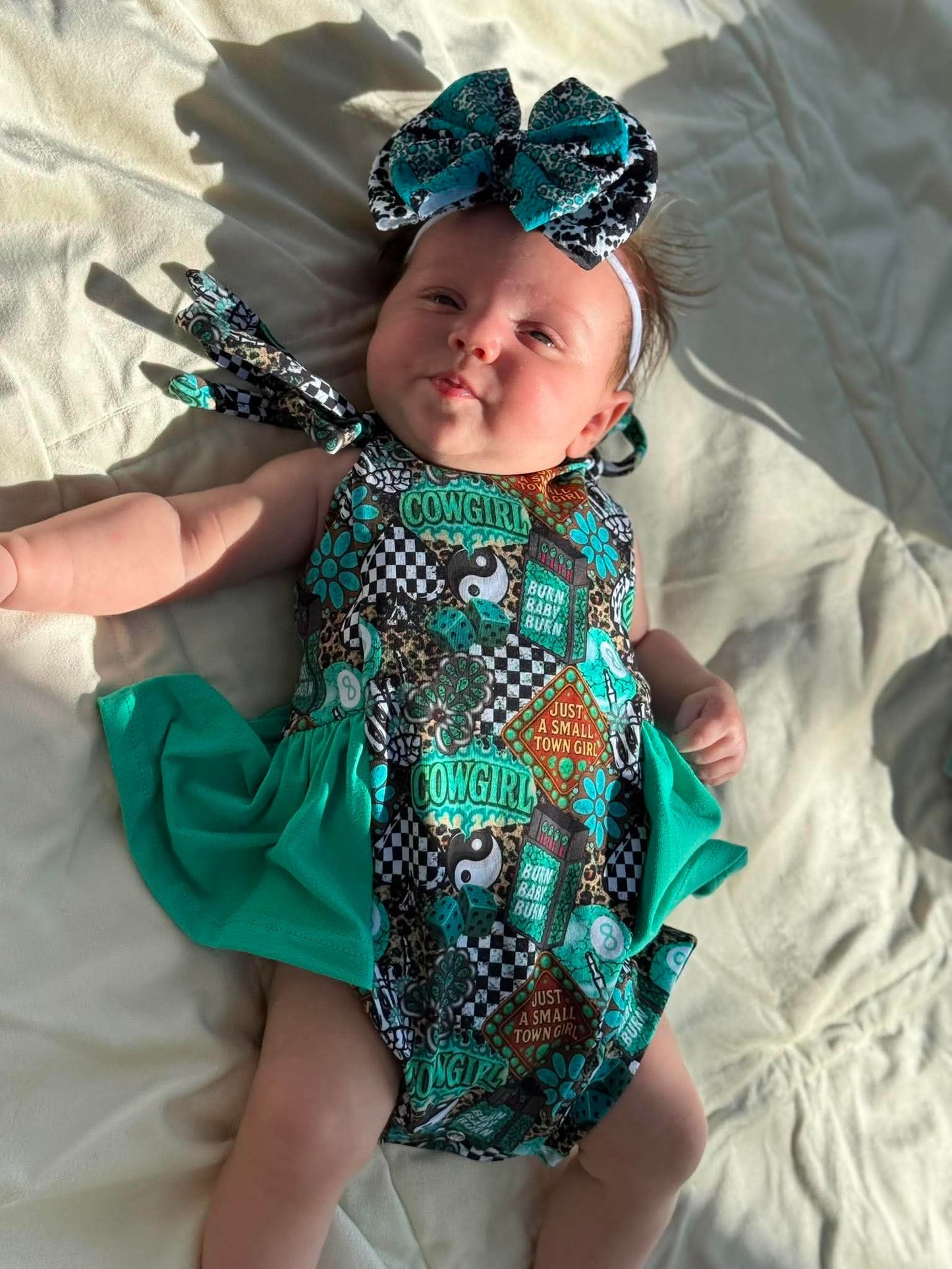 Small Town Girl ruffle romper
