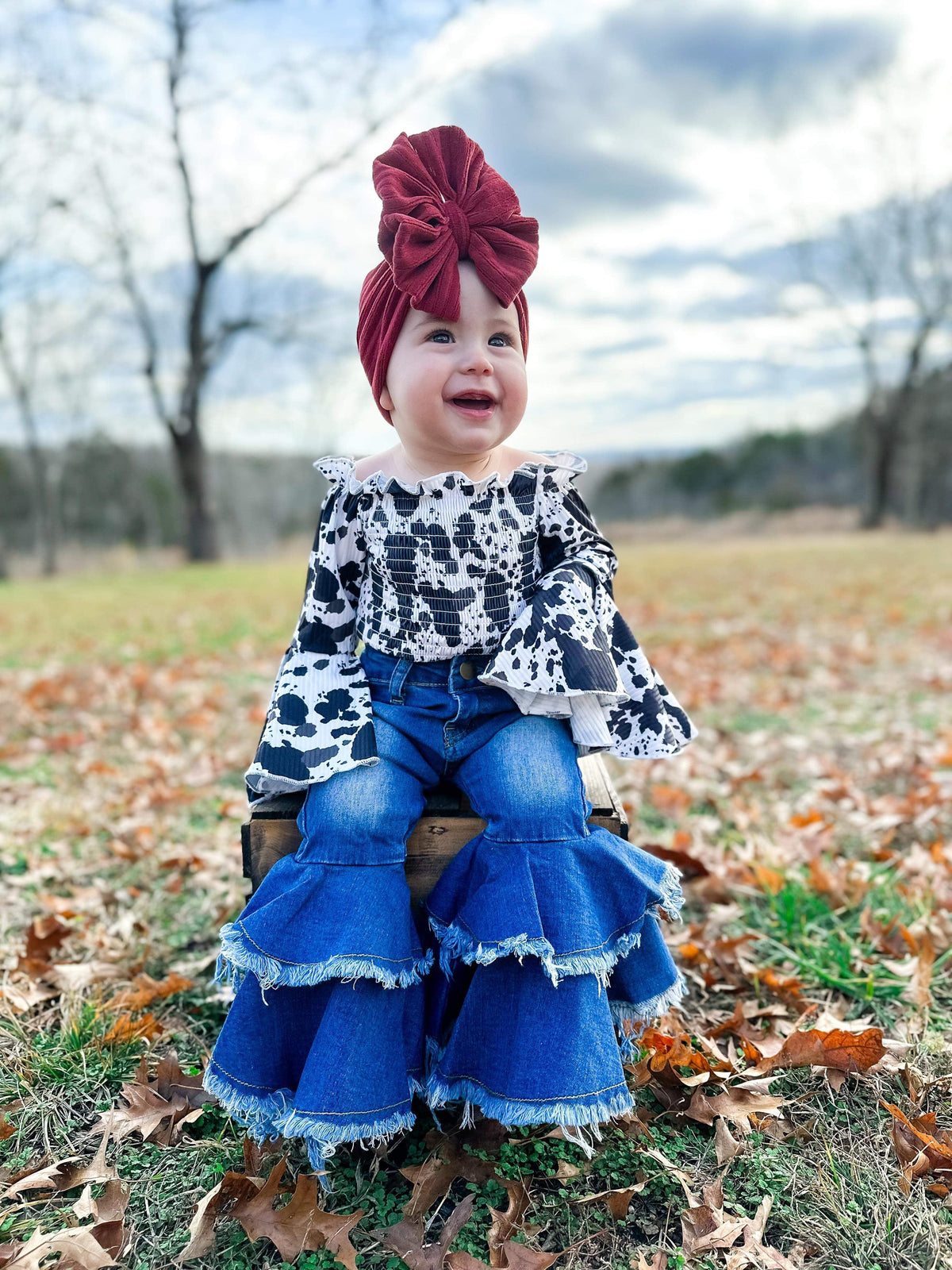 Rodeo Queen denim bells (5 options) - Pretty Petty Co